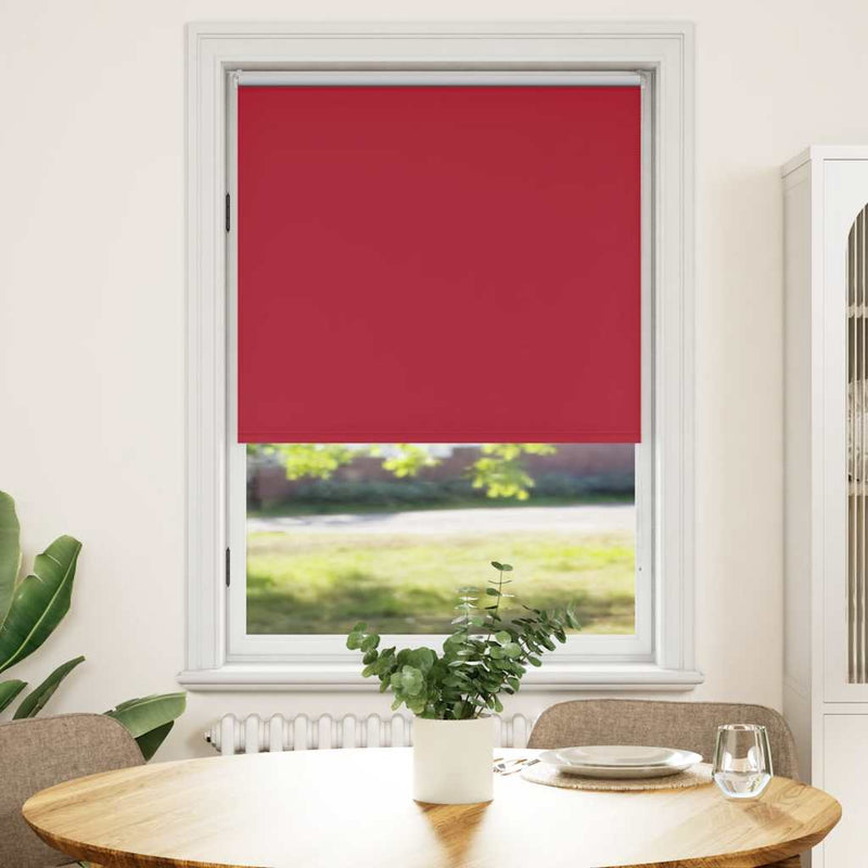 Vidaxl rolgordijn verduisterend 84,4 x 175 cm stofbreedte 80 cm rood