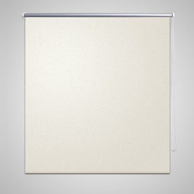 Vidaxl rolgordijn verduisterend 124,4 x 175 cm stofbreedte 120 cm gebroken wit
