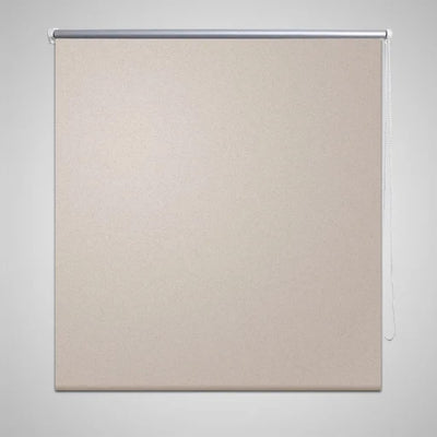 VidaXL Rolgordijn verduisterend 140 x 175 cm beige
