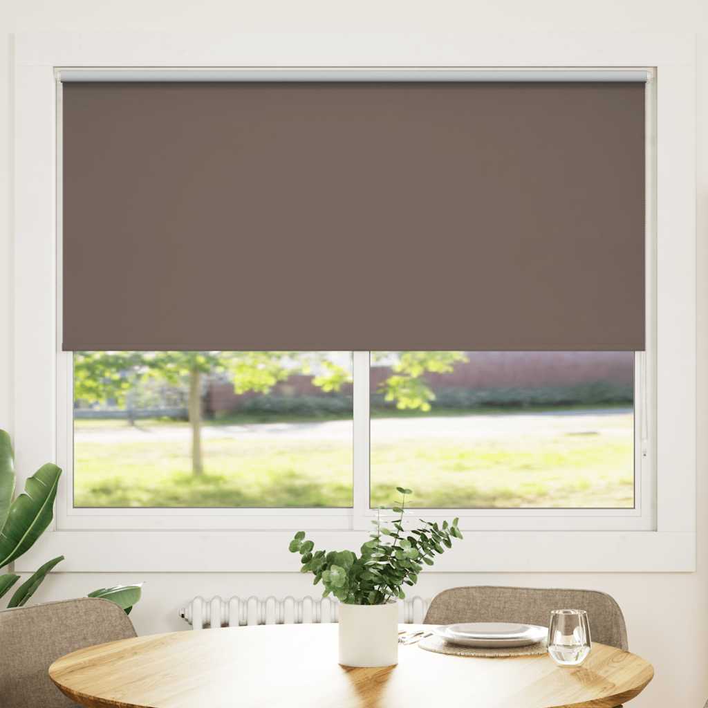 Vidaxl rolgordijn verduisterend 164,4x175 cm koffiebruin