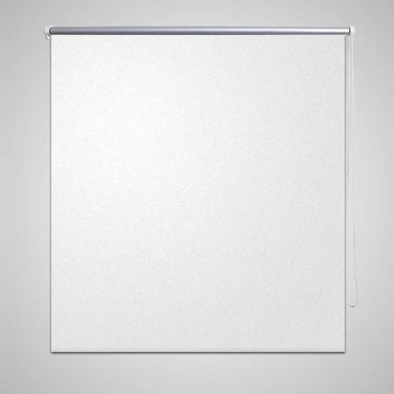 VidaXL Rolgordijn verduisterend 80x230 cm wit