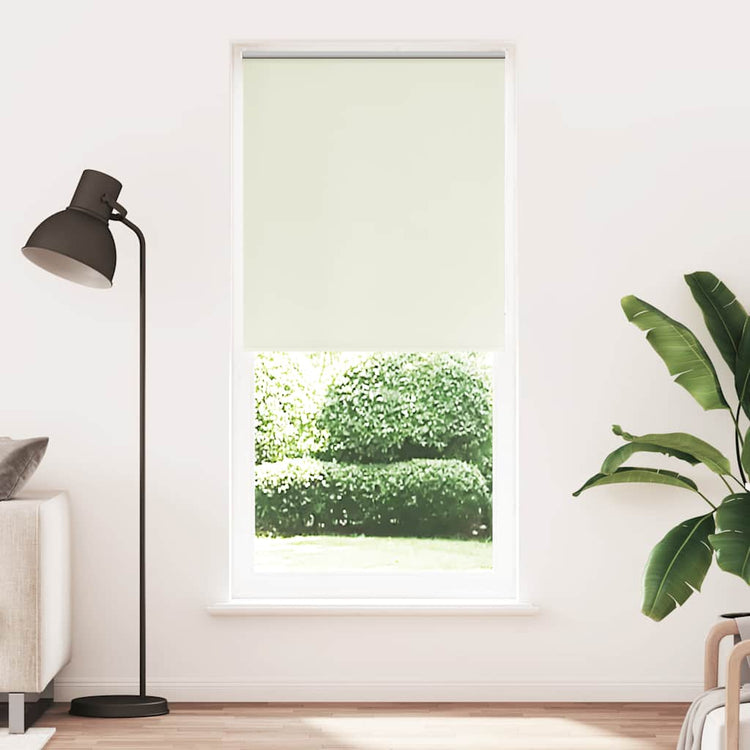 Vidaxl rolgordijn verduisterend 104,4x230 cm gebroken wit