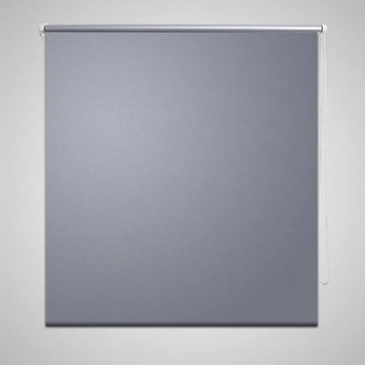 Vidaxl rolgordijn verduisterend 104,4 x 230 cm stofbreedte 100 cm grijs