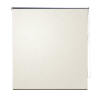 Vidaxl rolgordijn verduisterend 124,4 x 230 cm stofbreedte 120 cm gebroken wit