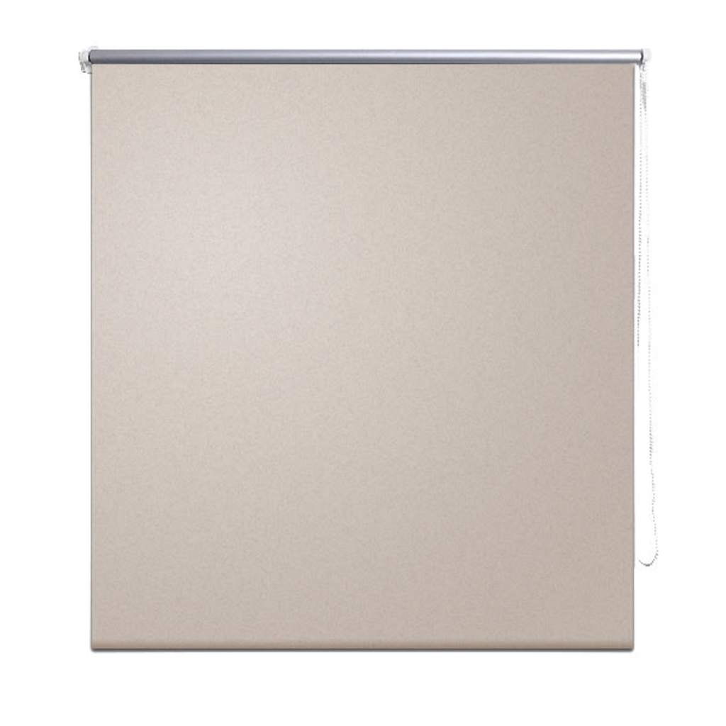 Vidaxl rolgordijn verduisterend 144,4 x 230 cm stofbreedte 140 cm beige