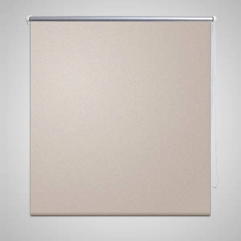 Vidaxl rolgordijn verduisterend 144,4 x 230 cm stofbreedte 140 cm beige