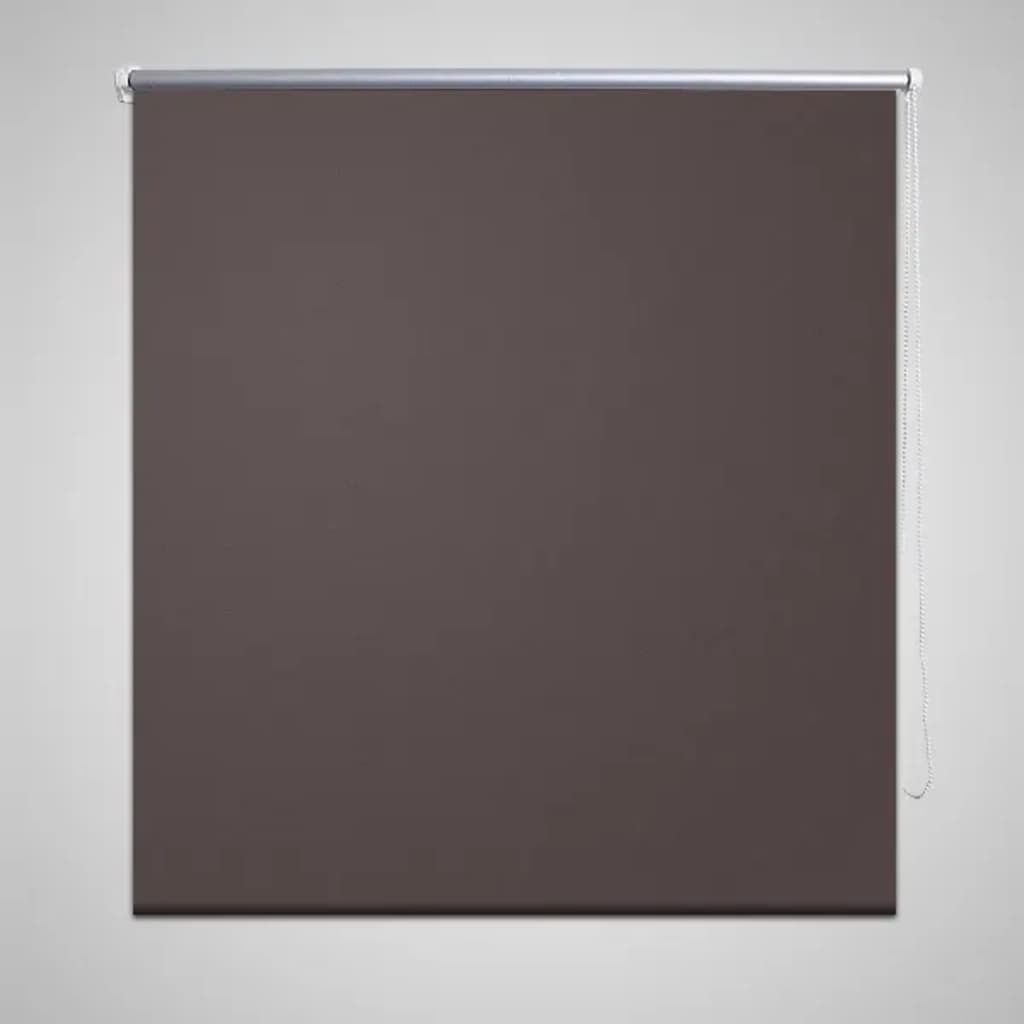 Vidaxl rolgordijn verduisterend 144,4 x 230 cm stofbreedte 140 cm koffiebruin