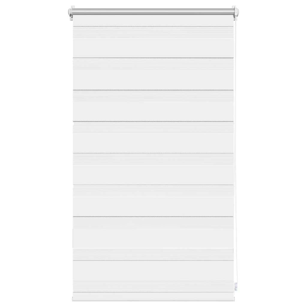 Vidaxl zebra rolgordijn 50,9 x 100 cm stofbreedte 46,7 cm wit