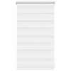 Vidaxl zebra rolgordijn 50,9 x 100 cm stofbreedte 46,7 cm wit