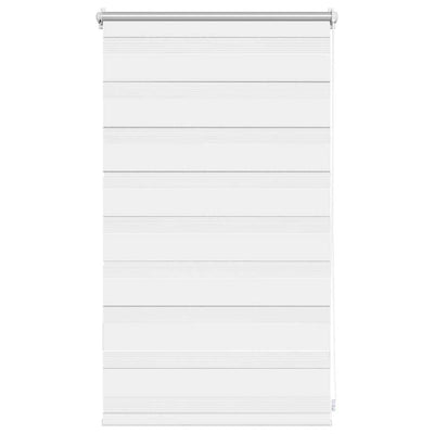 Vidaxl zebra rolgordijn 50,9 x 100 cm stofbreedte 46,7 cm wit