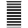 Vidaxl zebra rolgordijn 50,9x100 cm stofbreedte 46,7 cm zwart