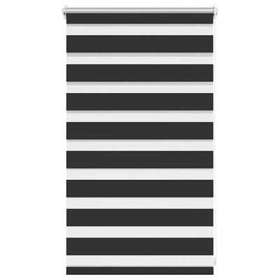 Vidaxl zebra rolgordijn 50,9x100 cm stofbreedte 46,7 cm zwart