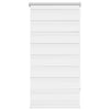 Vidaxl zebra rolgordijn 60,9 x 120 cm stofbreedte 56,7 cm wit