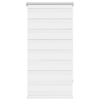 Vidaxl zebra rolgordijn 60,9 x 120 cm stofbreedte 56,7 cm wit