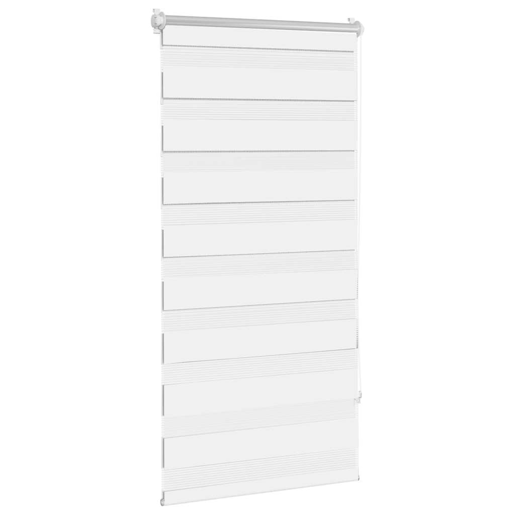 Vidaxl zebra rolgordijn 60,9 x 120 cm stofbreedte 56,7 cm wit