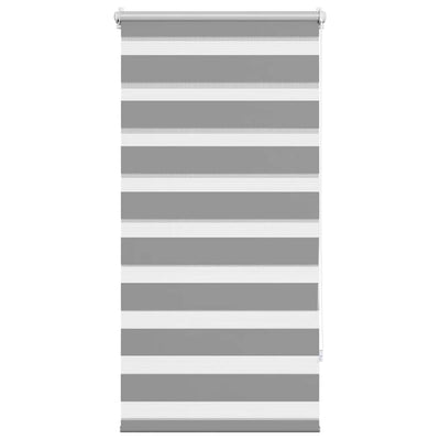 Vidaxl zebra rolgordijn 60,9 x 120 cm stofbreedte 56,7 cm grijs
