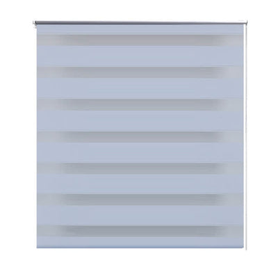 Vidaxl zebra rolgordijn 70,9 x 120 cm stofbreedte 66,7 cm wit