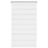 Vidaxl zebra rolgordijn 70,9 x 120 cm stofbreedte 66,7 cm wit