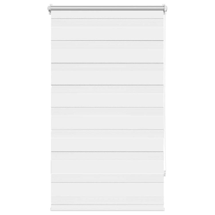 Vidaxl zebra rolgordijn 70,9 x 120 cm stofbreedte 66,7 cm wit