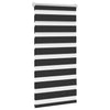Vidaxl zebra rolgordijn 80,9 x 150 cm stofbreedte 76,7 cm zwart