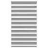 Vidaxl zebra rolgordijn 80,9 x 175 cm stofbreedte 76,7 cm grijs