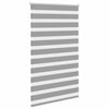 Vidaxl zebra rolgordijn 80,9 x 175 cm stofbreedte 76,7 cm grijs