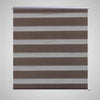 Vidaxl zebra rolgordijn 80,9 x 175 cm stofbreedte 76,7 cm koffiebruin