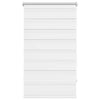 Vidaxl zebra rolgordijn 90,9 x 150 cm stofbreedte 86,7 cm wit