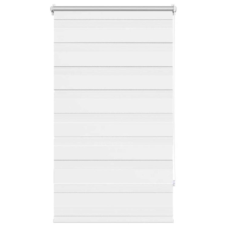 Vidaxl zebra rolgordijn 90,9 x 150 cm stofbreedte 86,7 cm wit