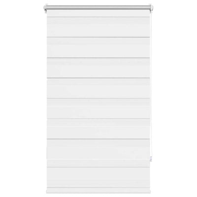 Vidaxl zebra rolgordijn 90,9 x 150 cm stofbreedte 86,7 cm wit