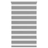 Vidaxl zebra rolgordijn 90,9 x 150 cm stofbreedte 86,7 cm grijs