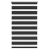 Vidaxl zebra rolgordijn 90,9 x 150 cm stofbreedte 86,7 cm zwart