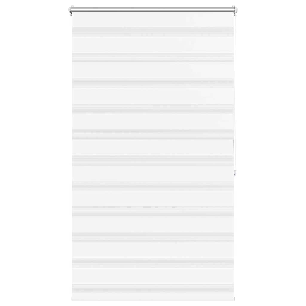 Vidaxl zebra rolgordijn 100,9 x 175 cm stofbreedte 96,7 cm wit
