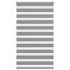 Vidaxl zebra rolgordijn 100,9 x 175 cm stofbreedte 96,7 cm grijs
