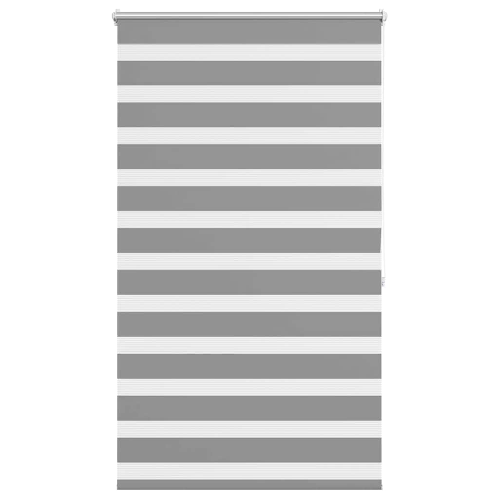 Vidaxl zebra rolgordijn 100,9 x 175 cm stofbreedte 96,7 cm grijs