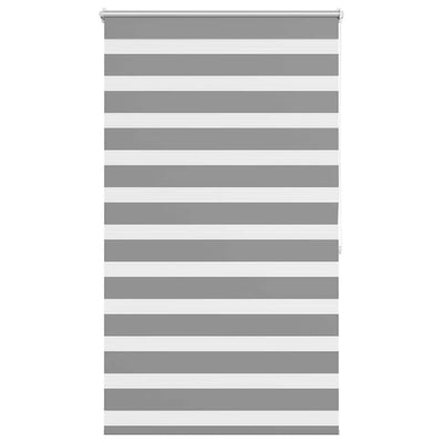 Vidaxl zebra rolgordijn 100,9 x 175 cm stofbreedte 96,7 cm grijs