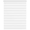 Vidaxl zebra rolgordijn 120,9 x 175 cm stofbreedte 116,7 cm wit