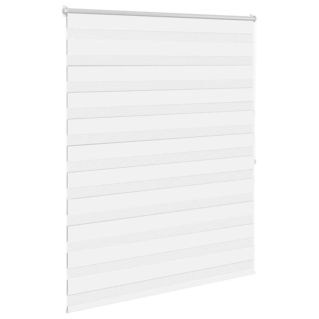 Vidaxl zebra rolgordijn 120,9 x 175 cm stofbreedte 116,7 cm wit