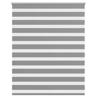 Vidaxl zebra rolgordijn 120,9 x 175 cm stofbreedte 116,7 cm grijs