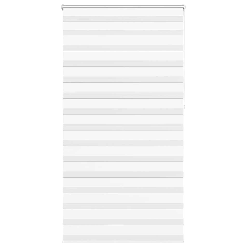 Vidaxl zebra rolgordijn 120,9 x 230 cm stofbreedte 116,7 cm wit