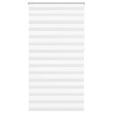Vidaxl zebra rolgordijn 120,9 x 230 cm stofbreedte 116,7 cm wit - afbeelding 2