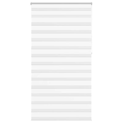 Vidaxl zebra rolgordijn 120,9 x 230 cm stofbreedte 116,7 cm wit