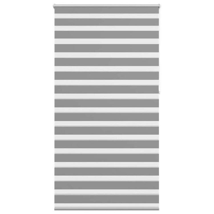 Vidaxl zebra rolgordijn 120,9 x 230 cm stofbreedte 116,7 cm grijs