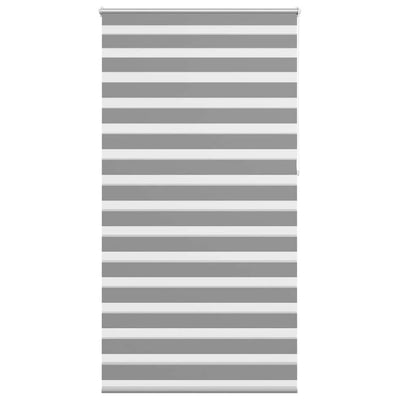 Vidaxl zebra rolgordijn 120,9 x 230 cm stofbreedte 116,7 cm grijs