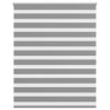 Vidaxl zebra rolgordijn 140,9 x 175 cm stofbreedte 136,7 cm grijs