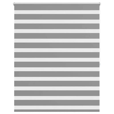 Vidaxl zebra rolgordijn 140,9 x 175 cm stofbreedte 136,7 cm grijs