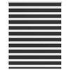 Vidaxl zebra rolgordijn 140,9 x 175 cm stofbreedte 136,7 cm zwart