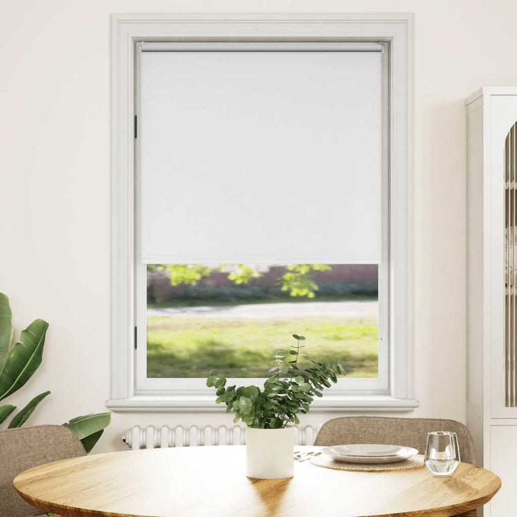 Vidaxl rolgordijn verduisterend 84,4 x 175 cm stofbreedte 80 cm wit