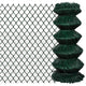 Vidaxl gaashek 0,8x15 m staal groen