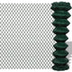 Vidaxl gaashek 1,5x15 m staal groen